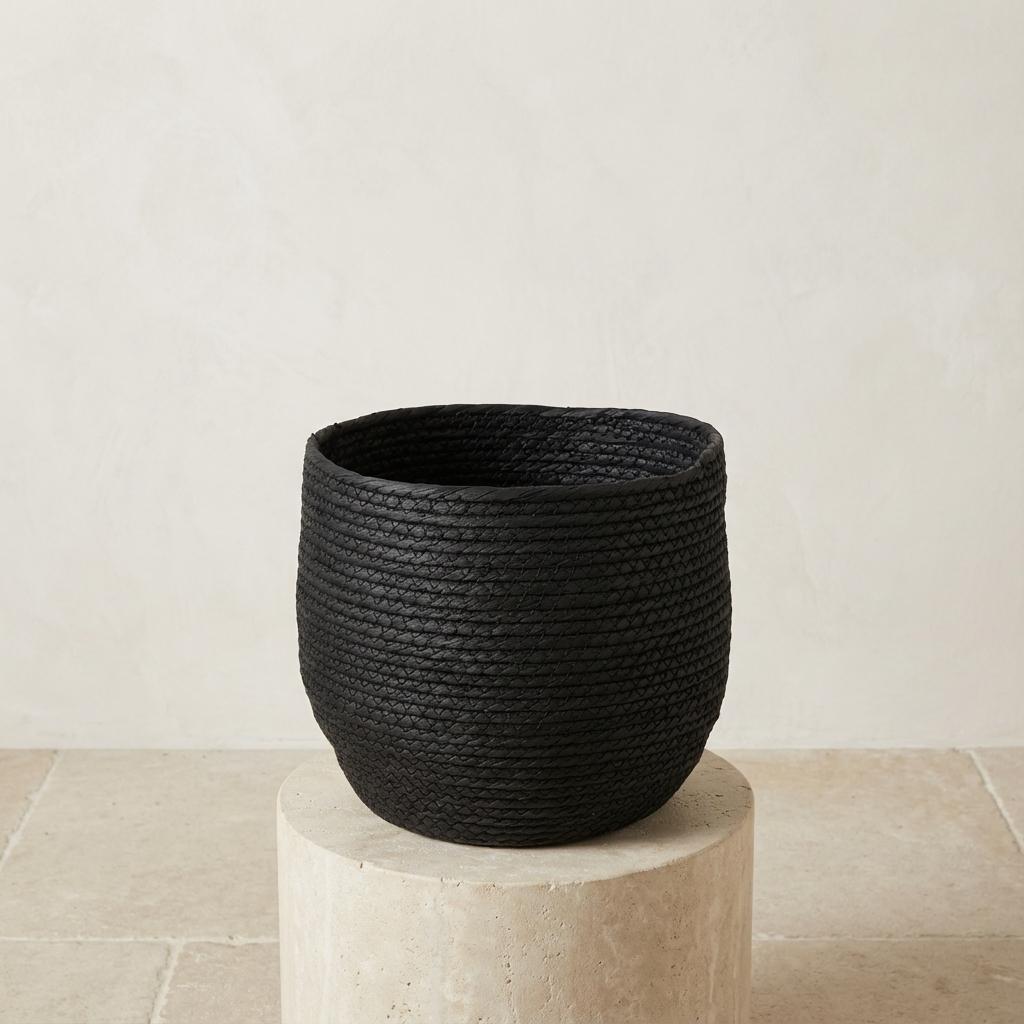 Mand Jorck zwart Ø26cm - ↕23cm