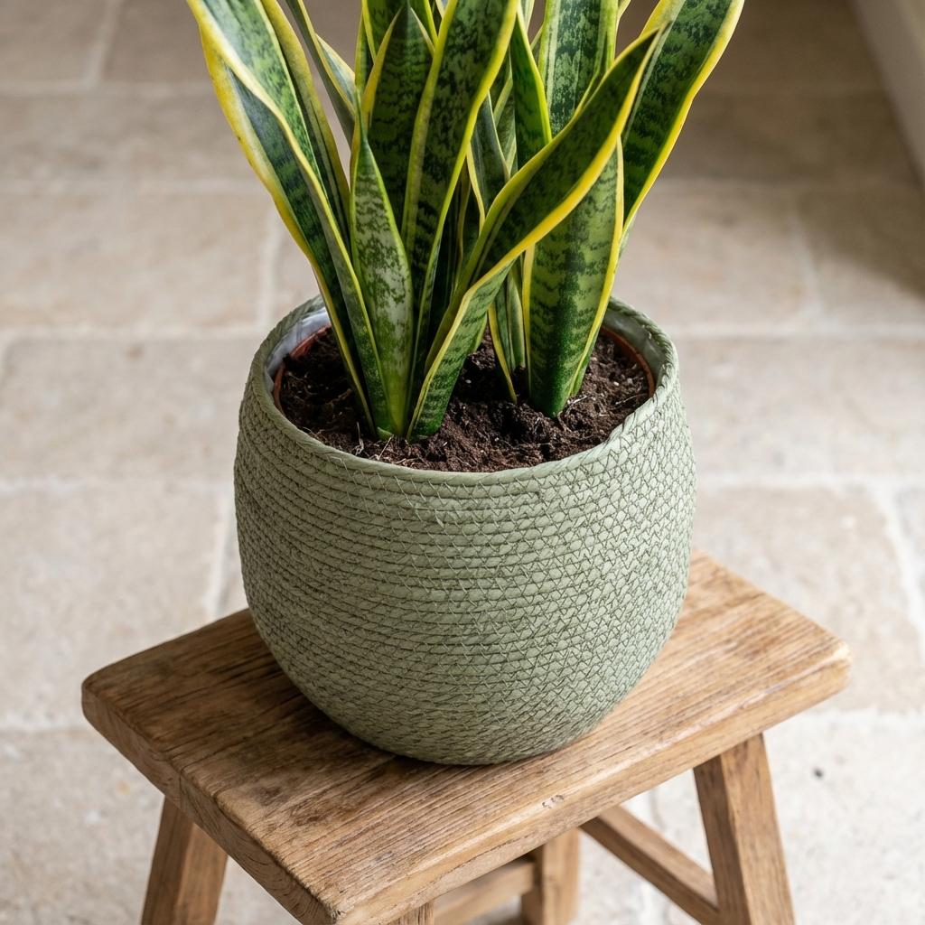 Mand Jorck groen Ø26cm - ↕23cm